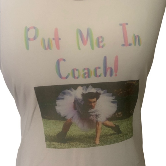 Ace Ventura “Put me in Coach” Tank Top, Size XL - Picture 2 of 4